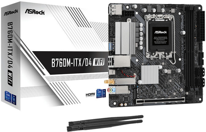 Placa Base ASRock B760M-ITX/D4 WiFi image number 0