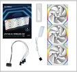 Ventilador Lian Li UNI FAN SL120 Wireless RGB PWM Blanco 120mm (Pack 3) image number null