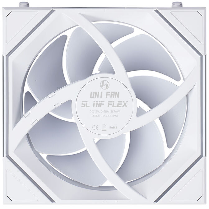 Ventilador Lian Li UNI FAN SL120 Infinity FLEX Wireless Blanco 120mm image number 4