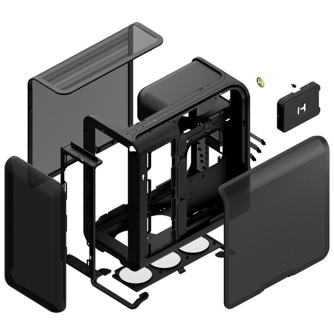 Caja ATX Hyte X50 Air Pitch Black image number 9