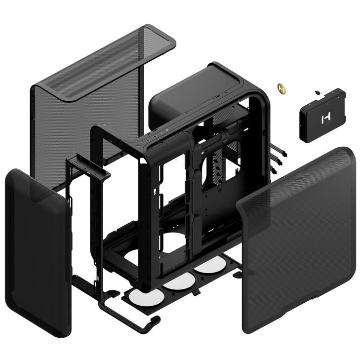 Caja ATX Hyte X50 Air Pitch Black image number 9