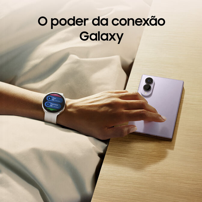 Smartwatch Samsung Galaxy Watch 9 44mm LTE Prateado image number 12