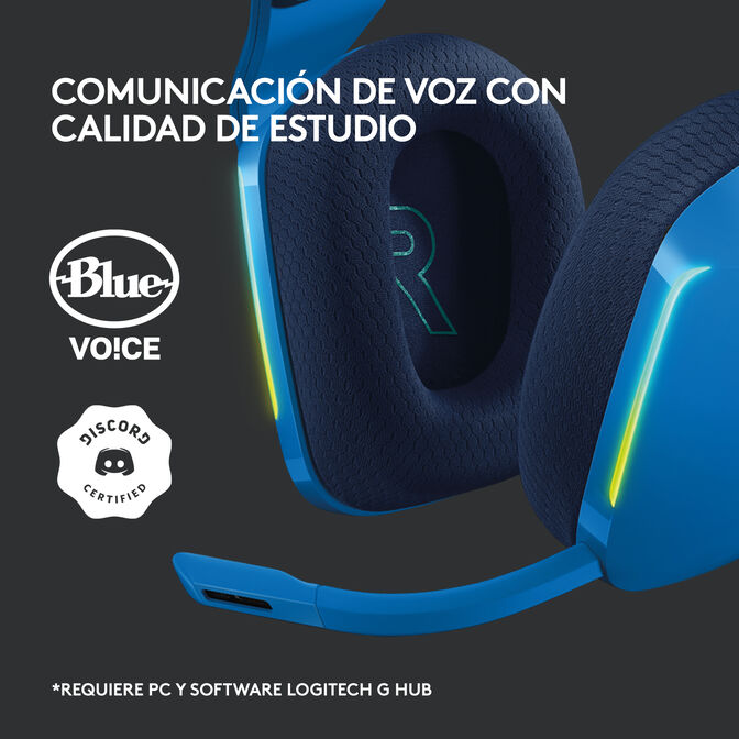 Auriculares Logitech G733 RGB Lightspeed Wireless Azul image number 8