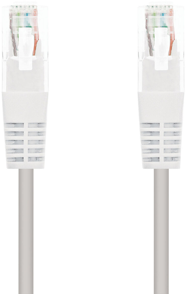 Cable de Red NanoCable RJ45 UTP CAT.5E AWG24 2 M Blanco image number 1