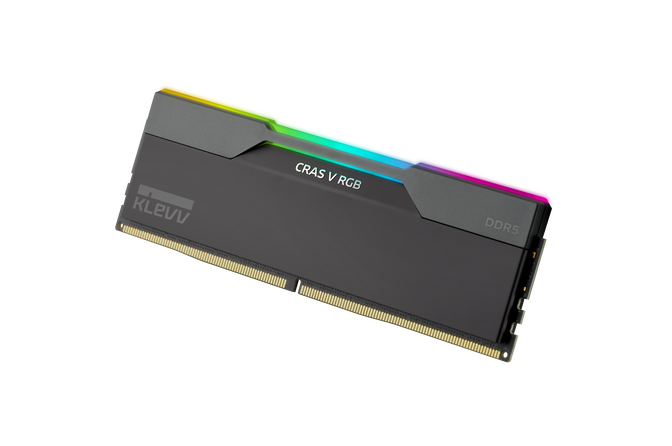 KLEVV Kit 32GB (2 x 16GB) DDR5 CRAS V 6000MHz CL28 RGB Obsidian Black (Intel XMP/AMD Expo) image number 9