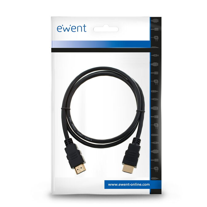 Cable HDMI Ewent HDMI 2.1 Ultra High-Speed C/Ethernet 8K@60Hz HDR 1.8 M Negro image number 2