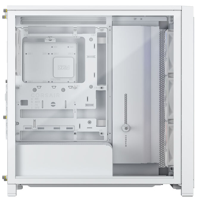 Torre E-ATX Corsair 4000X RS ARGB Blanco Cristal Templado image number 1