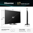 Televisor Hisense 50U7Q 50" Mini LED UltraHD 4K VIDAA image number null