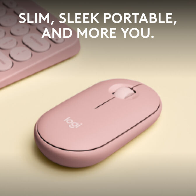 Rat&oacute;n Logitech Pebble 2 M350s Bluetooth Rosa image number 12
