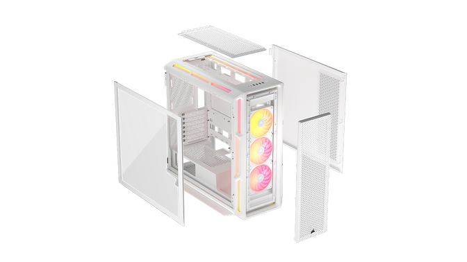 Torre E-ATX Corsair 5000T LX ARGB Blanco Cristal Templado image number 12