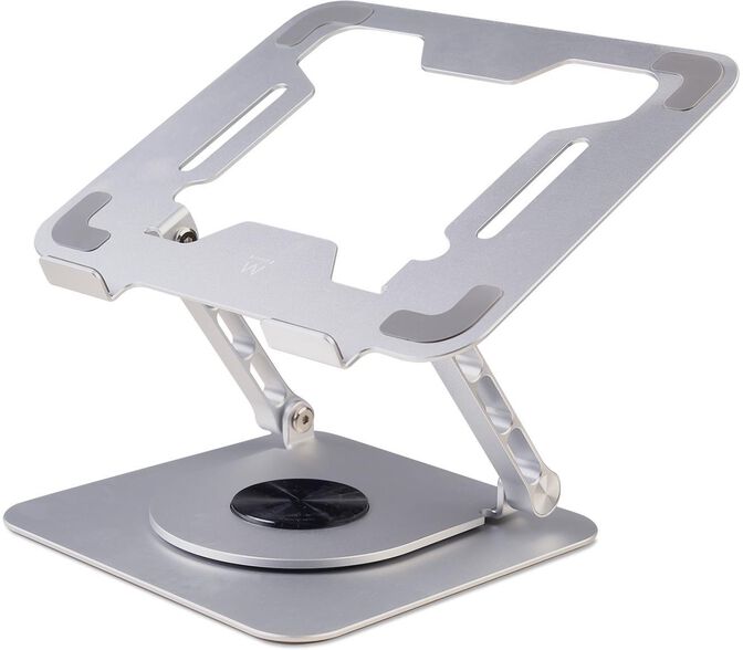 Soporte de Port&aacute;til Ewent EW1267 Aluminum c/ Rota&ccedil;&atilde;o 360&ordm; Plateado image number 0