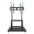 Soporte M&oacute;vil Tooq COLOSO 37" a 100" Max 150Kg Negro image number null