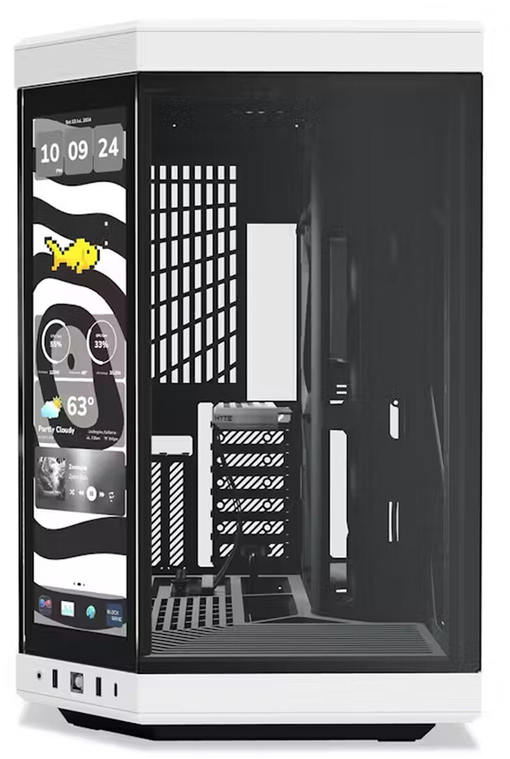 Caja ATX Hyte Y70 Touch Infinite Vidrio Templado Blanco/Negro image number 1