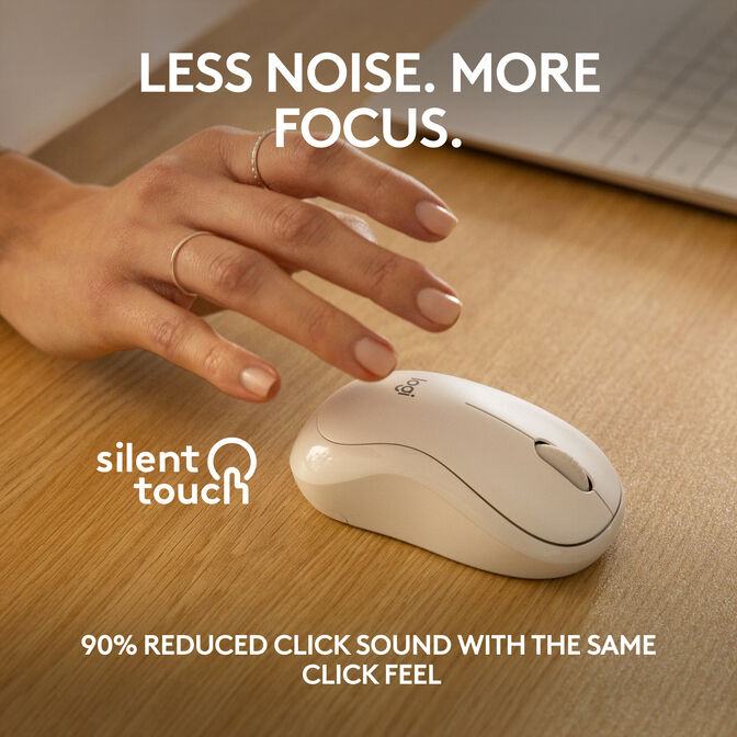 Rat&oacute;n Logitech M240 Silent Bluetooth Blanco image number 2