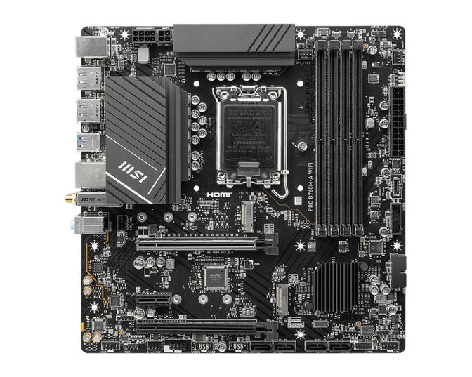 Placa Base MSI PRO B760M-A WiFi image number 1