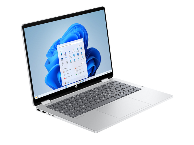HP OmniBook 5 Flip 2-in-1 Laptop 14-fp0000np Intel Core 7 150U 35,6 cm (14") Pantalla t&aacute;ctil 2K 16 GB LPDDR5-SDRAM Wi-Fi 6 (802.11ax) Windows 11 Home Plata image number 2