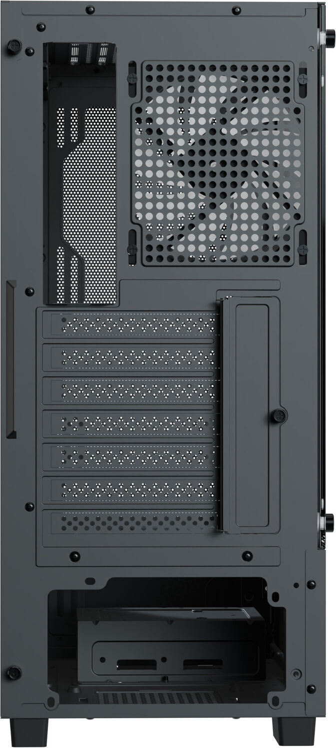 Caja ATX Aerocool B508A Flow ARGB Vidrio Templado Negro image number 6