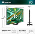 Televisor Hisense 50E8S 50" Mini LED QLED UltraHD 4K VIDAA image number null