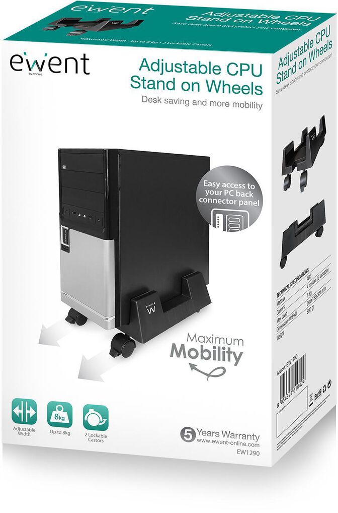 Soporte/Base Computador Ewent EW1290 c/ Rodas image number 4