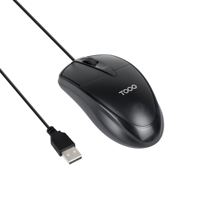 Rat&oacute;n Tooq TQM-1001-B USB 1000DPI Negro image number 0