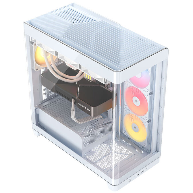 Torre E-ATX Corsair 4500X RS-R ARGB Blanco Cristal Templado image number 3