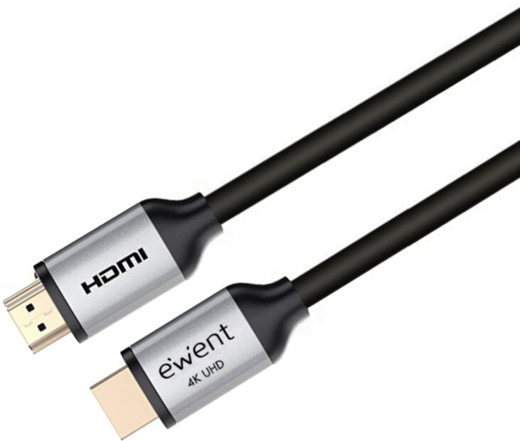 Cable HDMI Premium Ewent HDMI 2.0 Macho/Macho c/Ethernet 4K@60Hz 1.8 M Negro image number 1