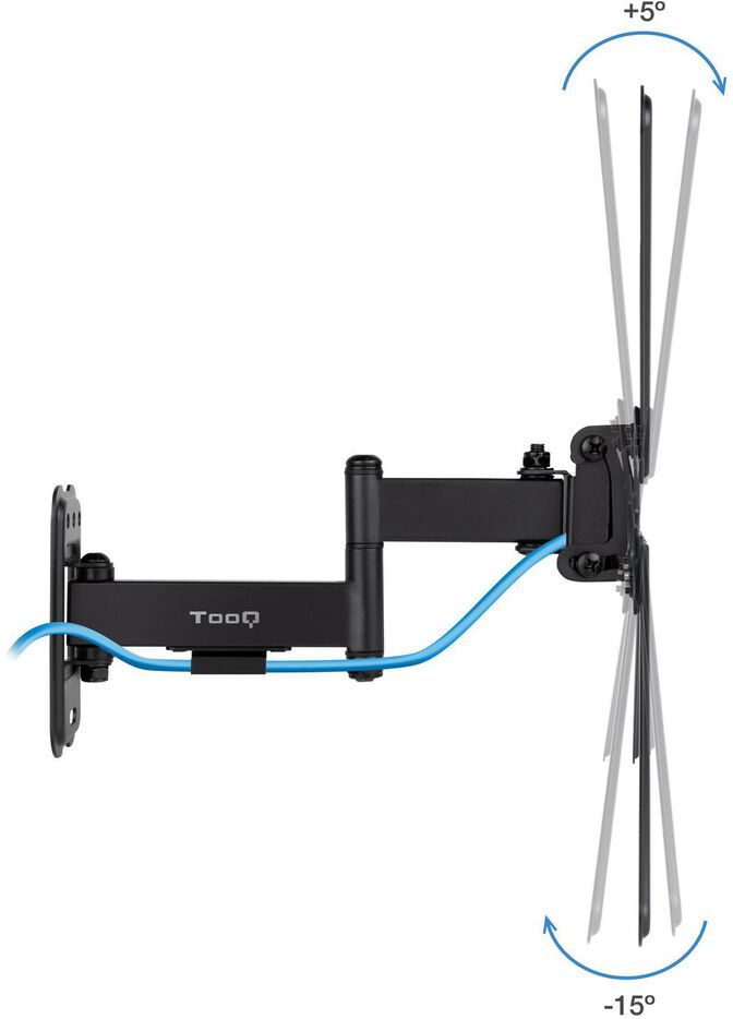 Soporte de Parede Tooq Tilt e Girat&oacute;nrio 13" a 55" 67-275 mm Max. 25kg Negro image number 1