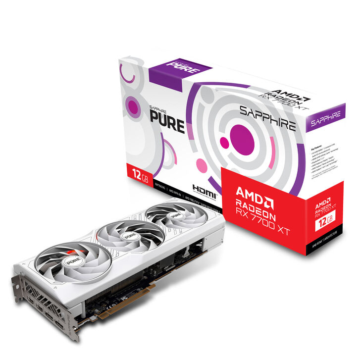 Tarjeta Gráfica Sapphire Radeon RX 7700 XT Pure 12GB GDDR6 image number 6