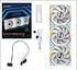 Ventilador Lian Li UNI FAN SL120 LCD Wireless RGB PWM Blanco 120mm (Pack 3) image number null