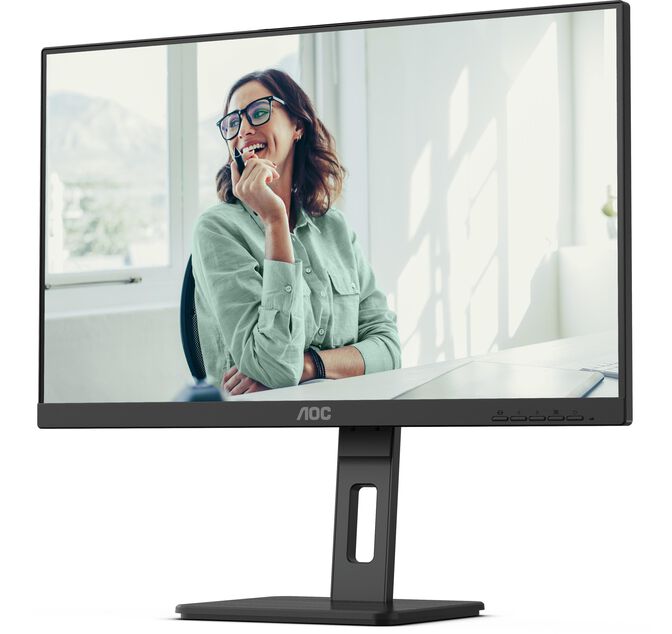 Monitor AOC 23.8" 24P3CV IPS FHD 75Hz Ajuste de altura image number 3