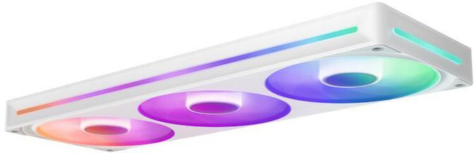 Ventilador NZXT F360 RGB Core Single-Frame Blancas - Triplo Ventilador 120mm ( 360mm ) image number 2