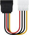 Cable de Alimentación SATA NanoCable - 5.25" (Molex 4 Pinos) M - SATA F 16CM OEM