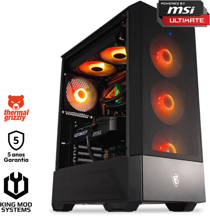 Ordenador King Mod Gamer-PC Powered by MSI Ryzen 7 9800X3D 32GB DDR5 1TB RTX 5070 WiFi W11 image number 0