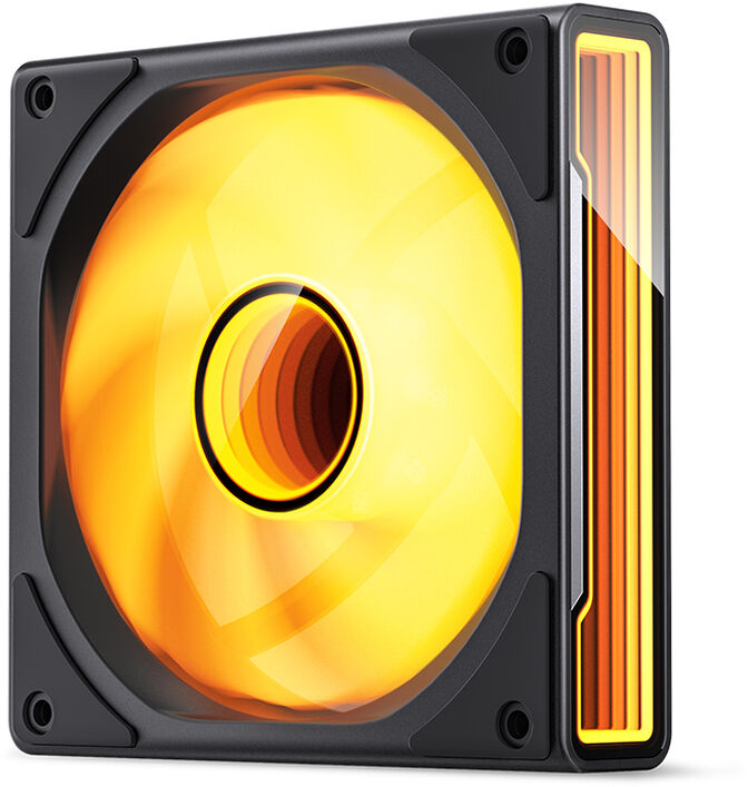 Ventilador Jonsbo ZK-120BR ARGB Reversed PWM Preto - 120mm (3PACK) image number 1