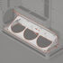 Soporte de Ventiladores Curvo Inferior - HAVN HS 420 Blanco image number null