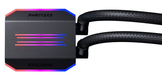 Water Cooler CPU Phanteks Glacier One 240D30 DRGB Negro - 240mm image number 2