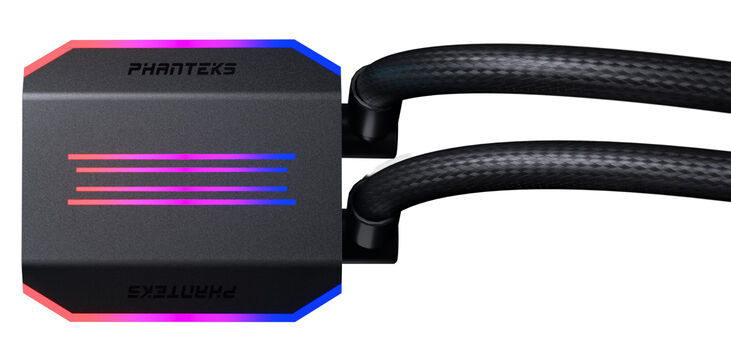 Water Cooler CPU Phanteks Glacier One 240D30 DRGB Negro - 240mm image number 2