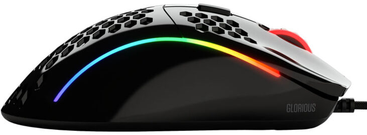 Ratón Gaming Glorious Model D- Glossy Negro image number 4