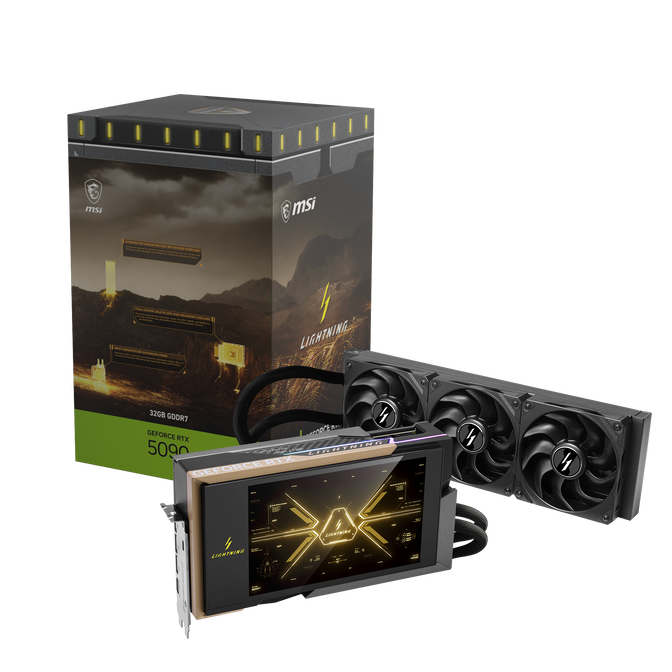 Gr&aacute;fica MSI GeForce&reg; RTX 5090 LIGHTNING Z 32GB GDDR7 DLSS4 Bonus