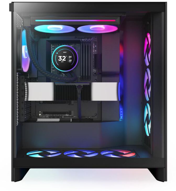 Kit de Refrigeraci&oacute;n L&iacute;quida CPU NZXT Kraken Elite 280 (2025) RGB Negro image number 4