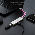 Hub Nanocable USB 3.0 4xUSB3.0. USB-A/M-USB 3.0/H ALUMINIO 18CM image number null