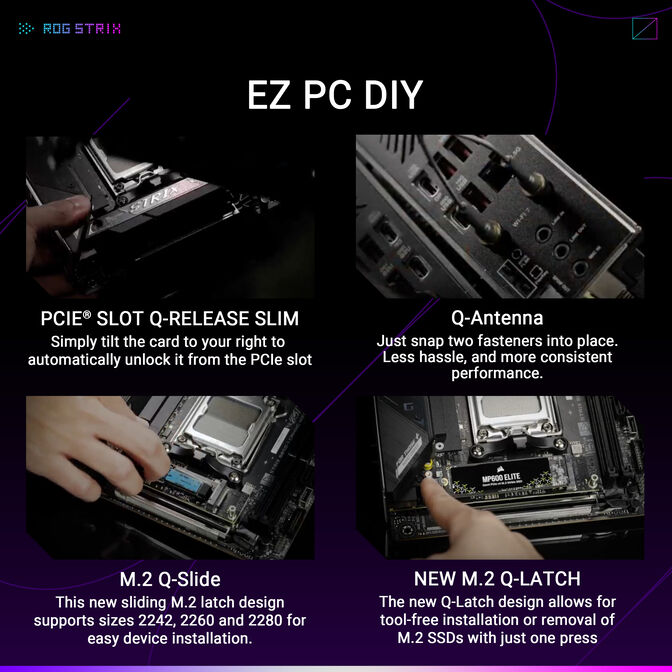 Placa Base Asus ROG Strix B850-I Gaming WiFi image number 12