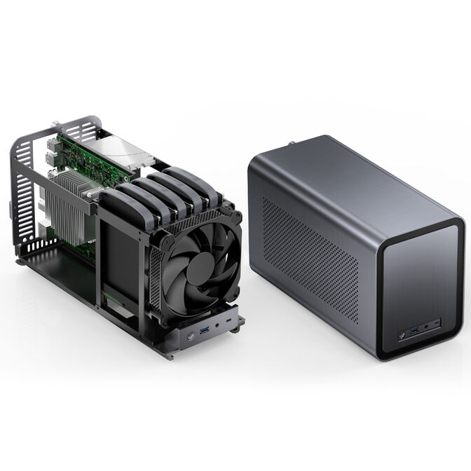 Caja Mini-ITX Jonsbo N1 Cinzenta image number 21