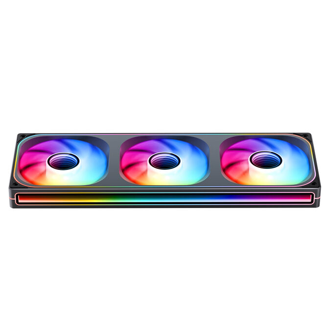 Ventilador Jonsbo ZB-360 RGB de Marco &Uacute;nico de Flujo Invertido Negros &ndash; Triple Ventilador 120mm (360mm) image number 3