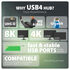 AXAGON HMC-U4 USB4 dock, 3x USB-A, 2x USB-C, HDMI & DP 8K/30Hz, RJ-45, SD/mSD, audio, PD image number null