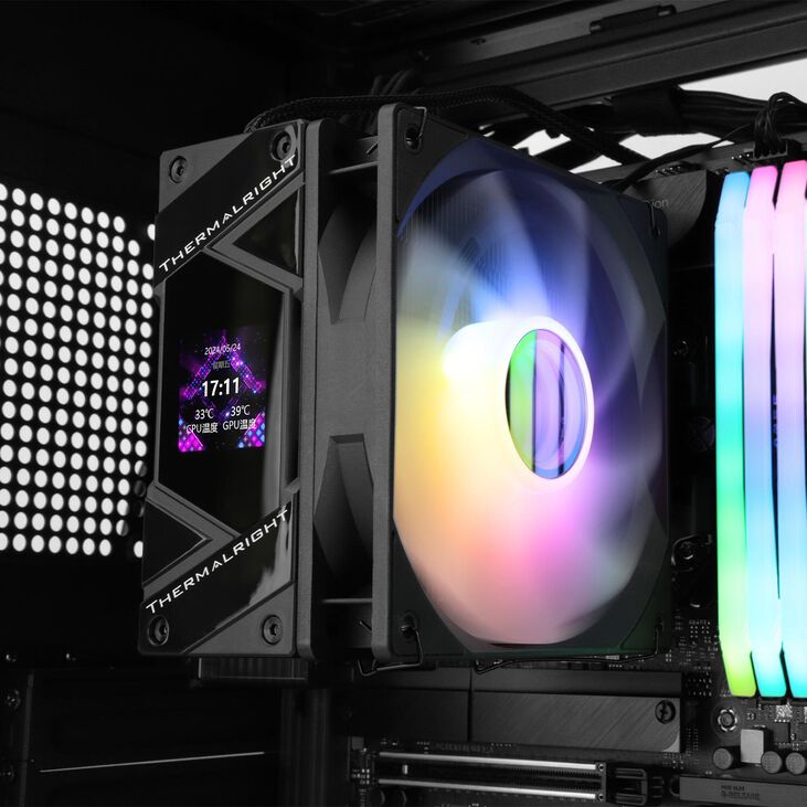 Ventilador CPU Thermalright Assassin Spirit 120 Vision ARGB Negro image number 7