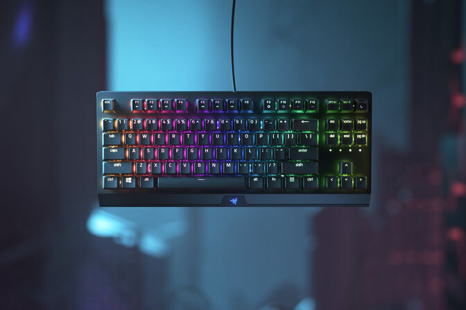 Teclado Razer BlackWidow V3 TKL RGB Yellow Switch (ES) image number 1