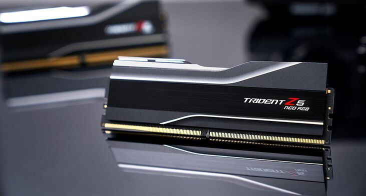 G.Skill Kit 32GB (2 x 16GB) DDR5 6000MHz Trident Z5 Neo EXPO CL30 Black - F5-6000J3038F16GX2-TZ5NR image number 7