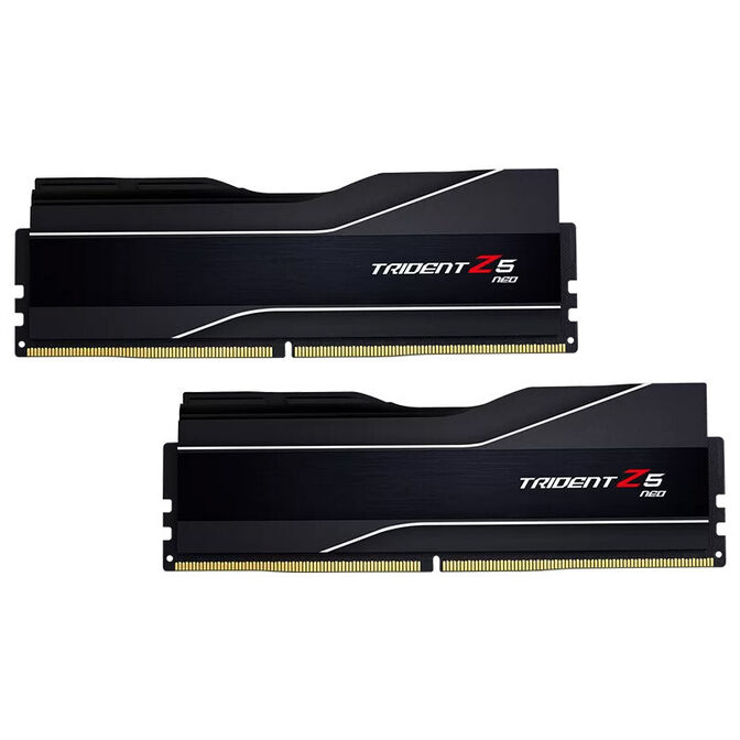 G.Skill Kit 32GB (2 x 16GB) DDR5 6000MHz Trident Z5 Neo EXPO CL32 Black - F5-6000J3238F16GX2-TZ5N image number 0