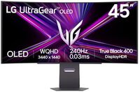 Monitor Curvo Gaming LG UltrGear 45" 45GX900A OLED WQHD 240Hz 0.03ms G-Sync Compatible